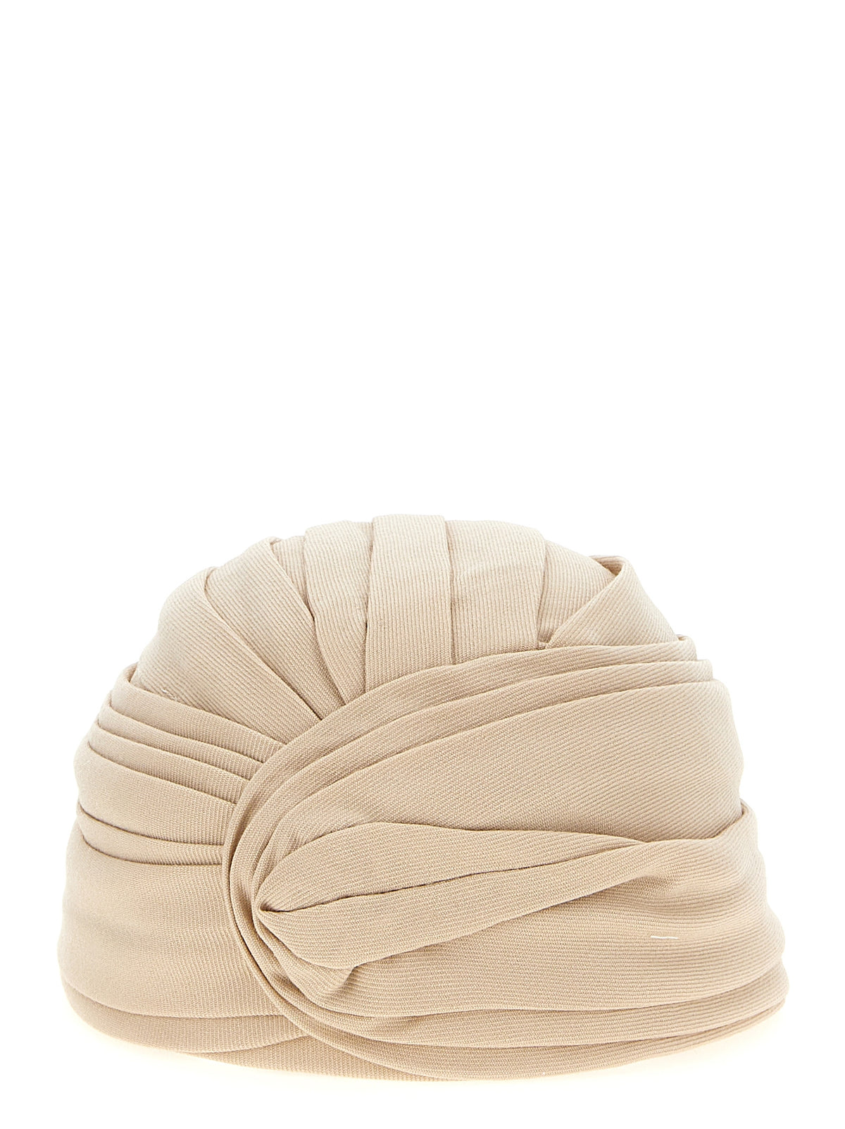 Beige Virgin Wool Hat