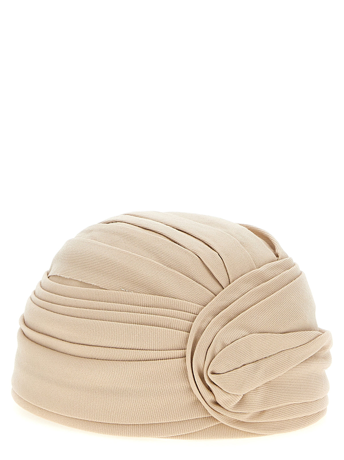 Beige Virgin Wool Hat