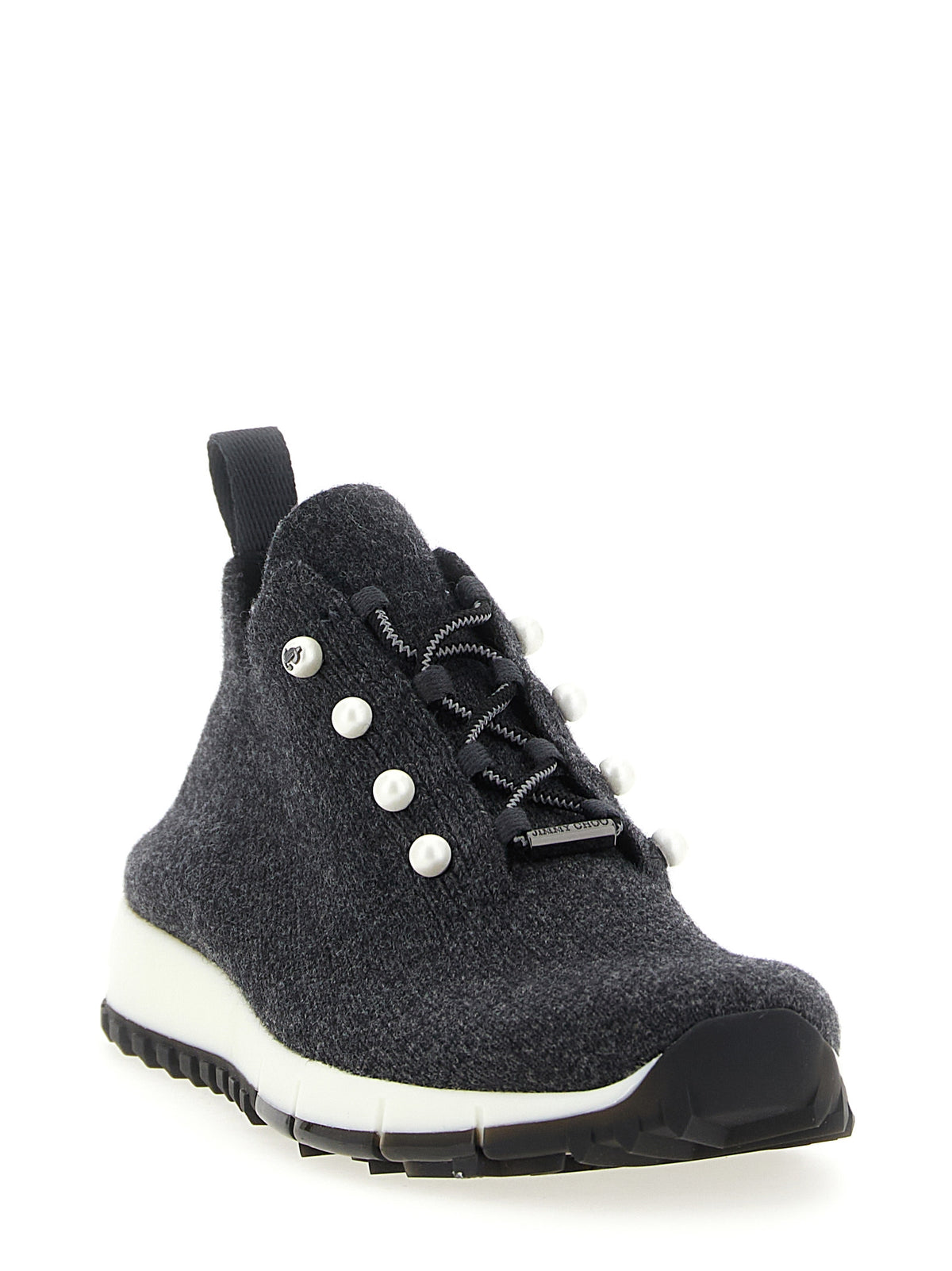 Black Tencel Low Top Sneakers