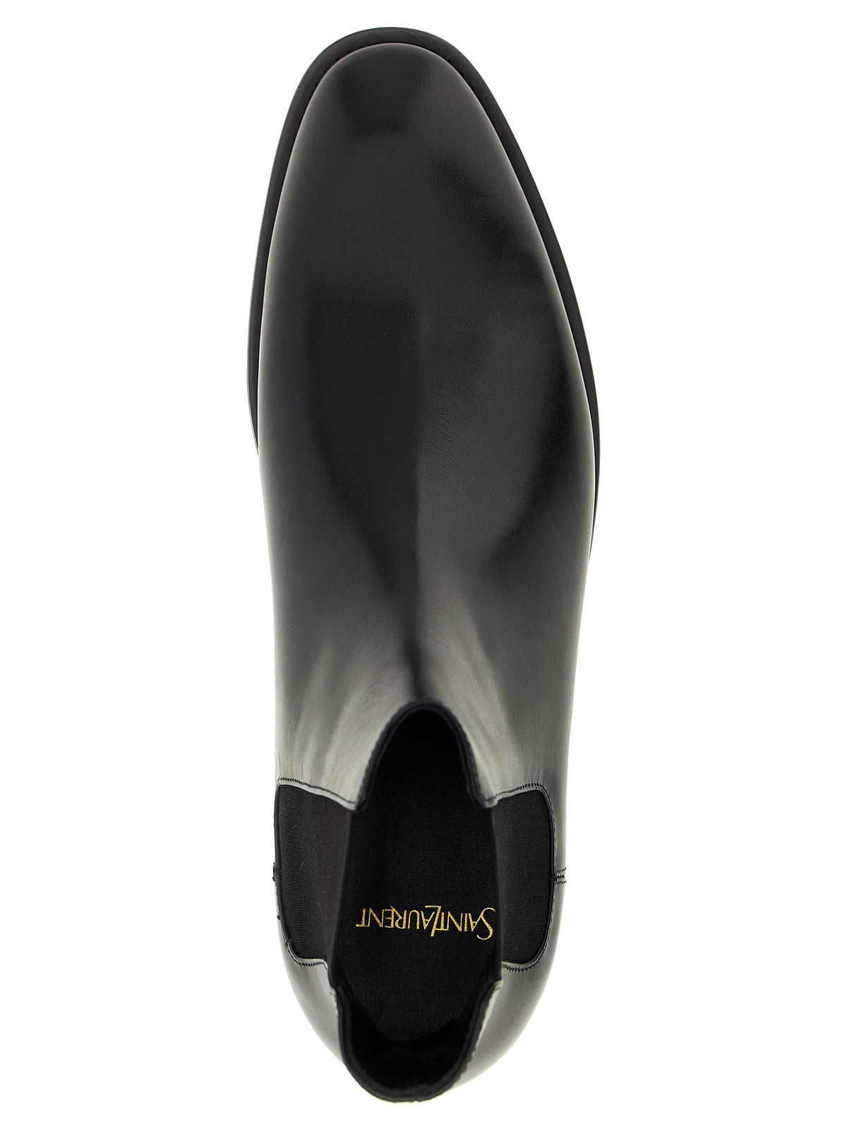 Black Calfskin Chelsea Boots