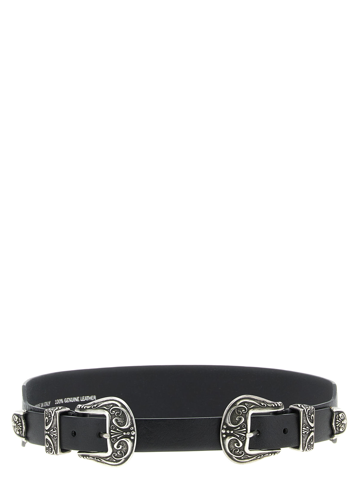 Black Cowhide Regular Belt