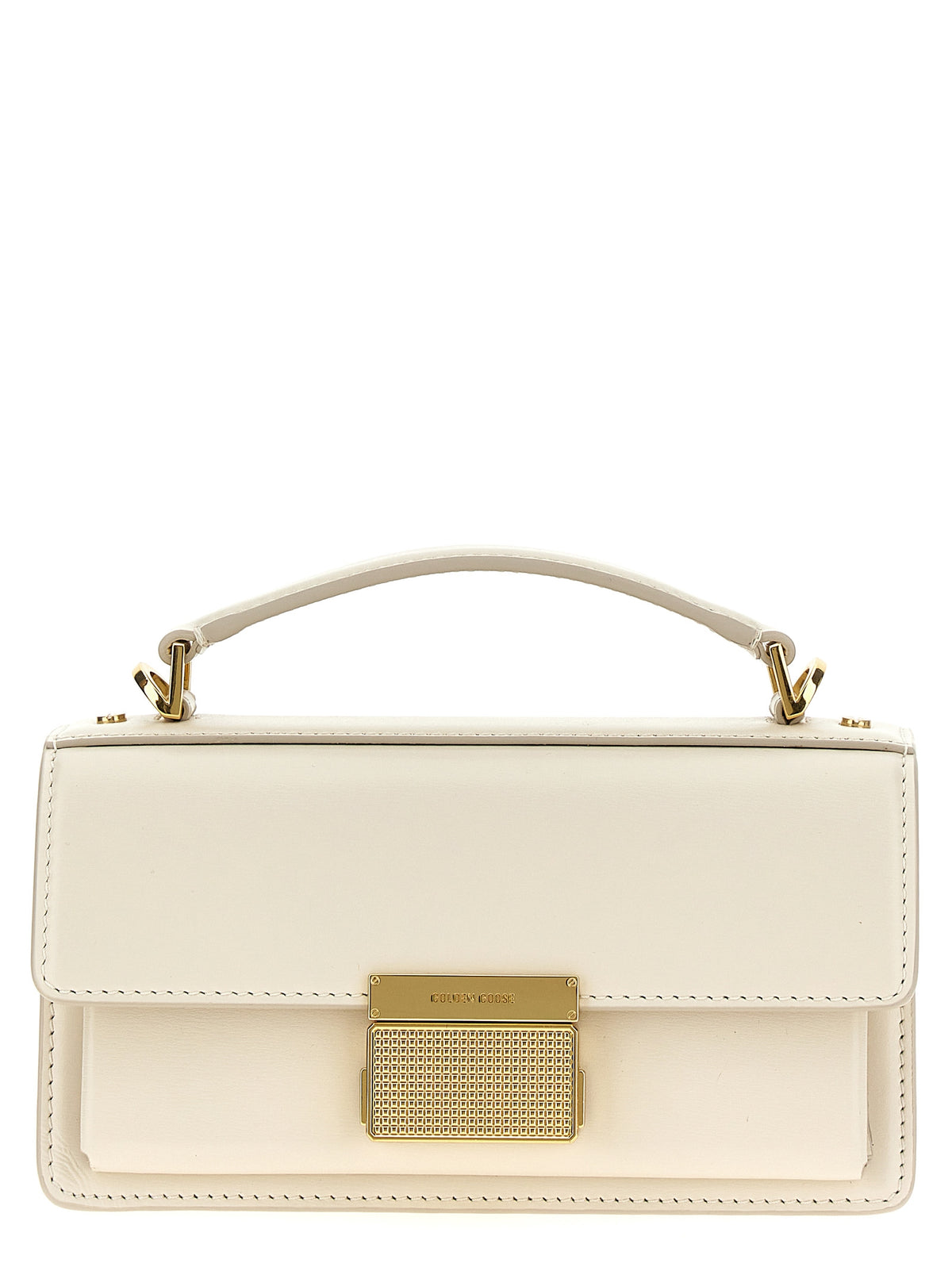 White Cowhide Handbag