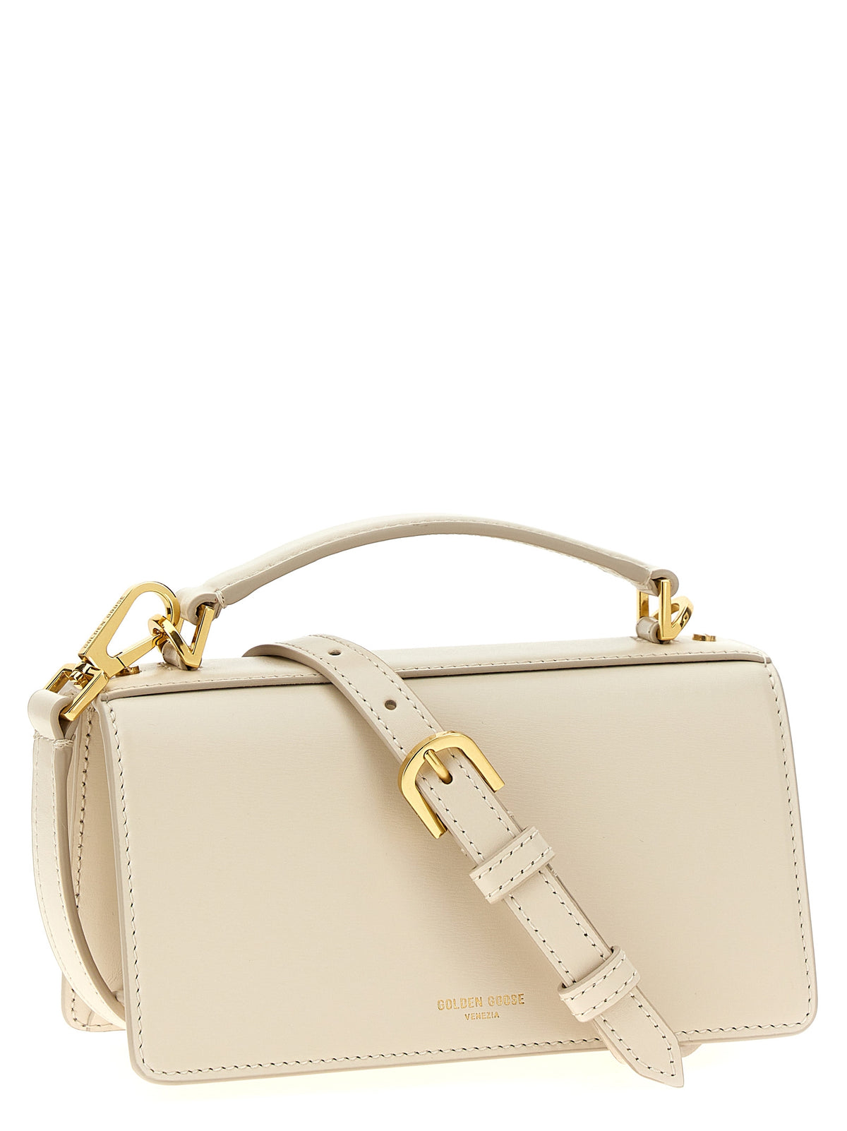 White Cowhide Handbag