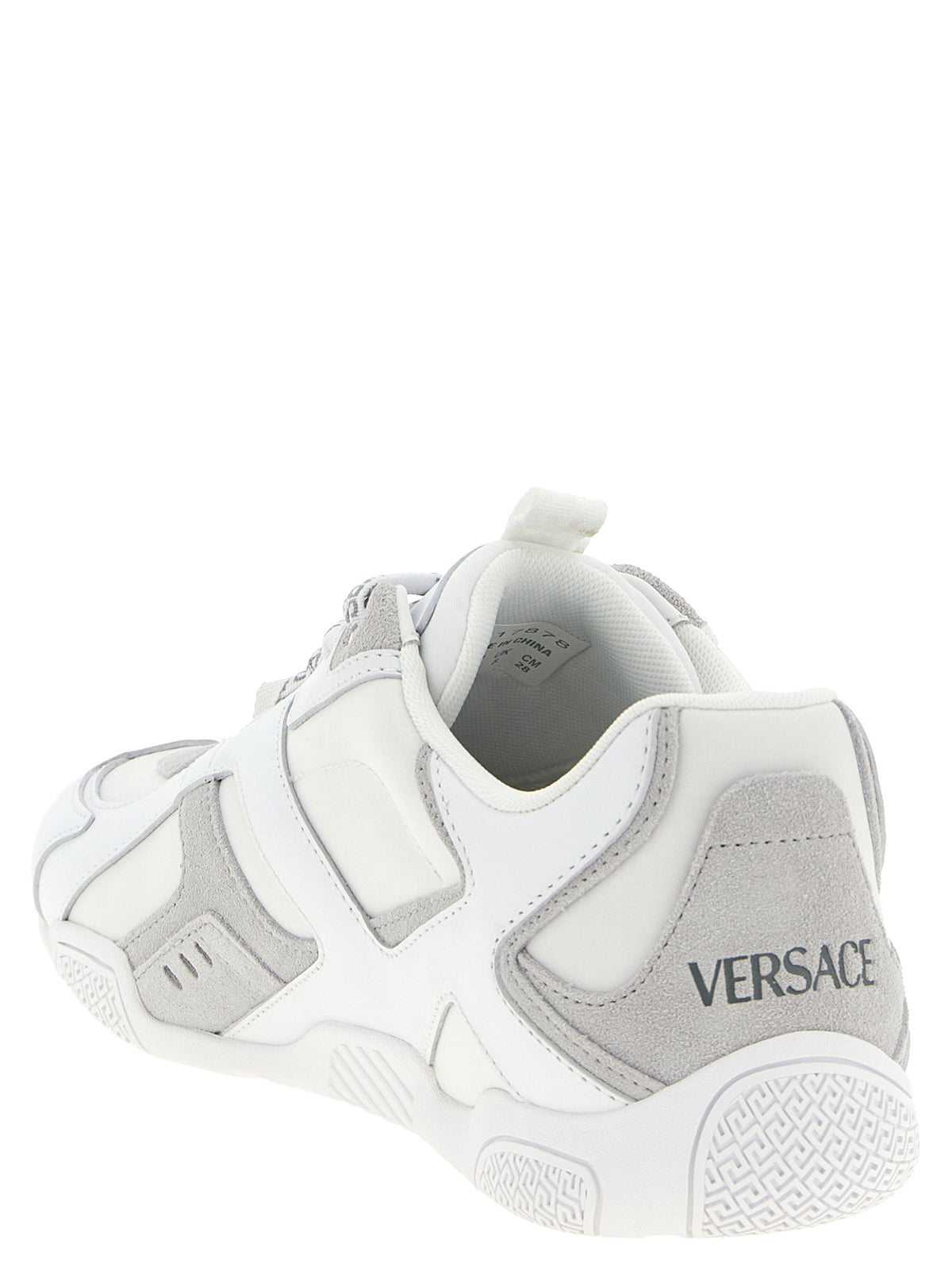 White Calfskin Athletic Sneakers