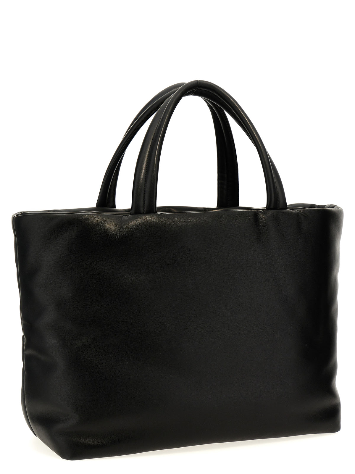 Black Lamb Leather Tote Bag