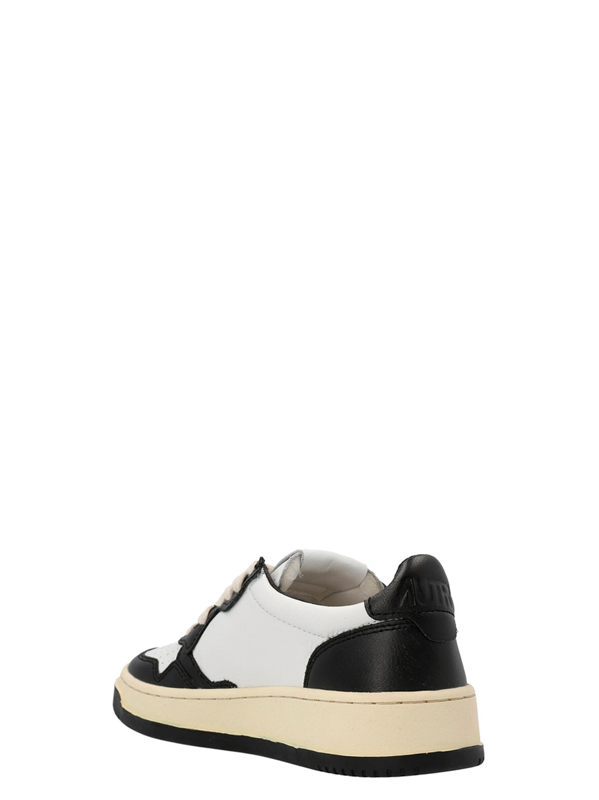 Bicolor Cowhide Low Top Sneakers