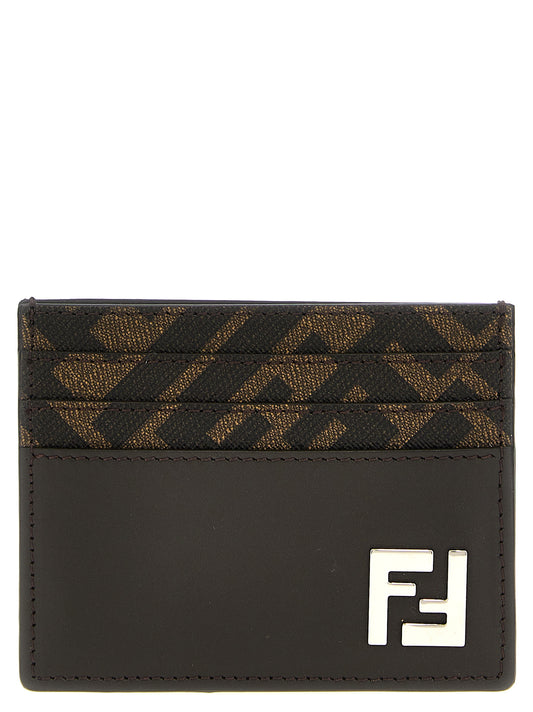 Brown Calf Leather Bos Taurus Cardholder