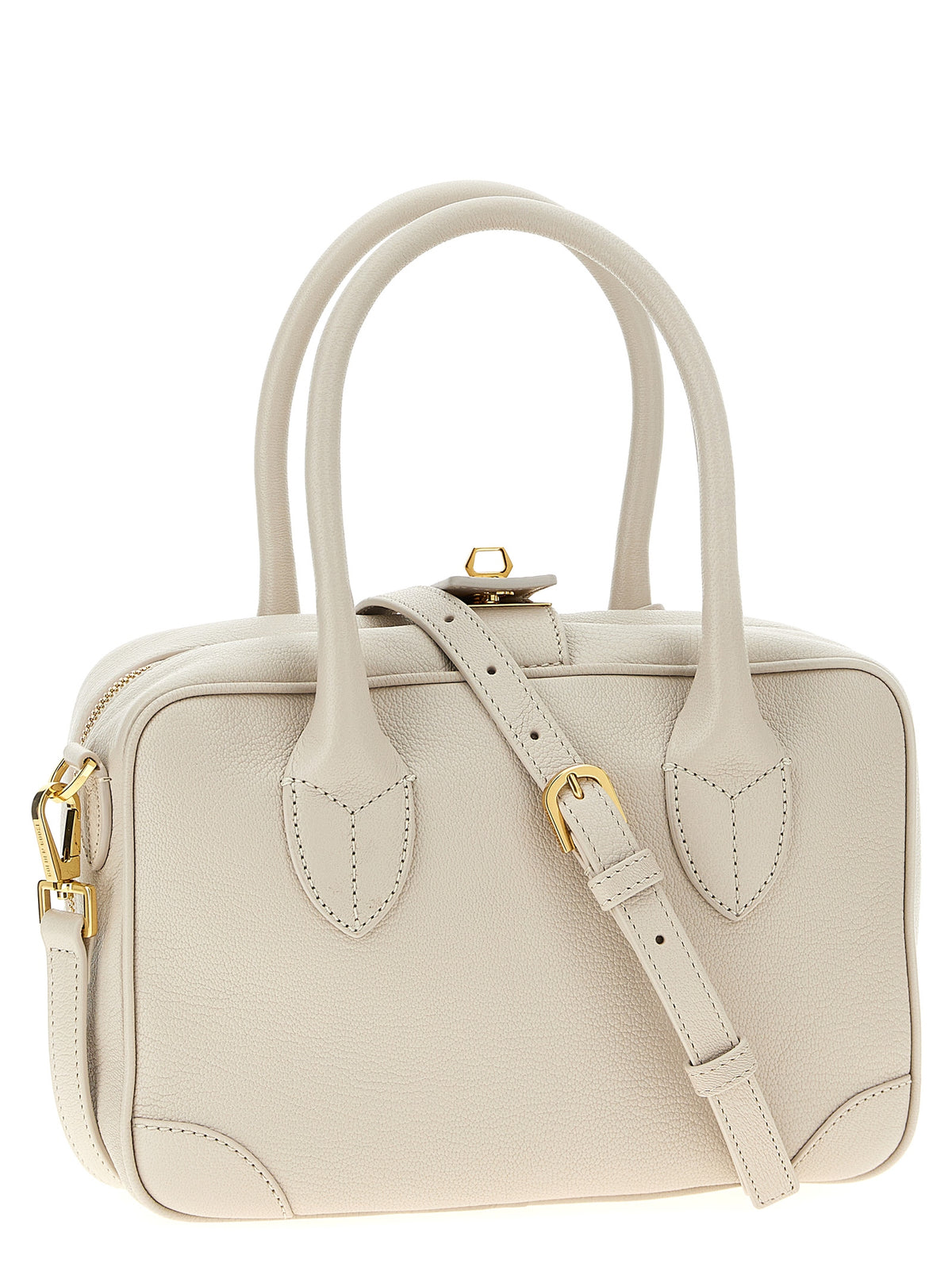 White Goatskin Handbag