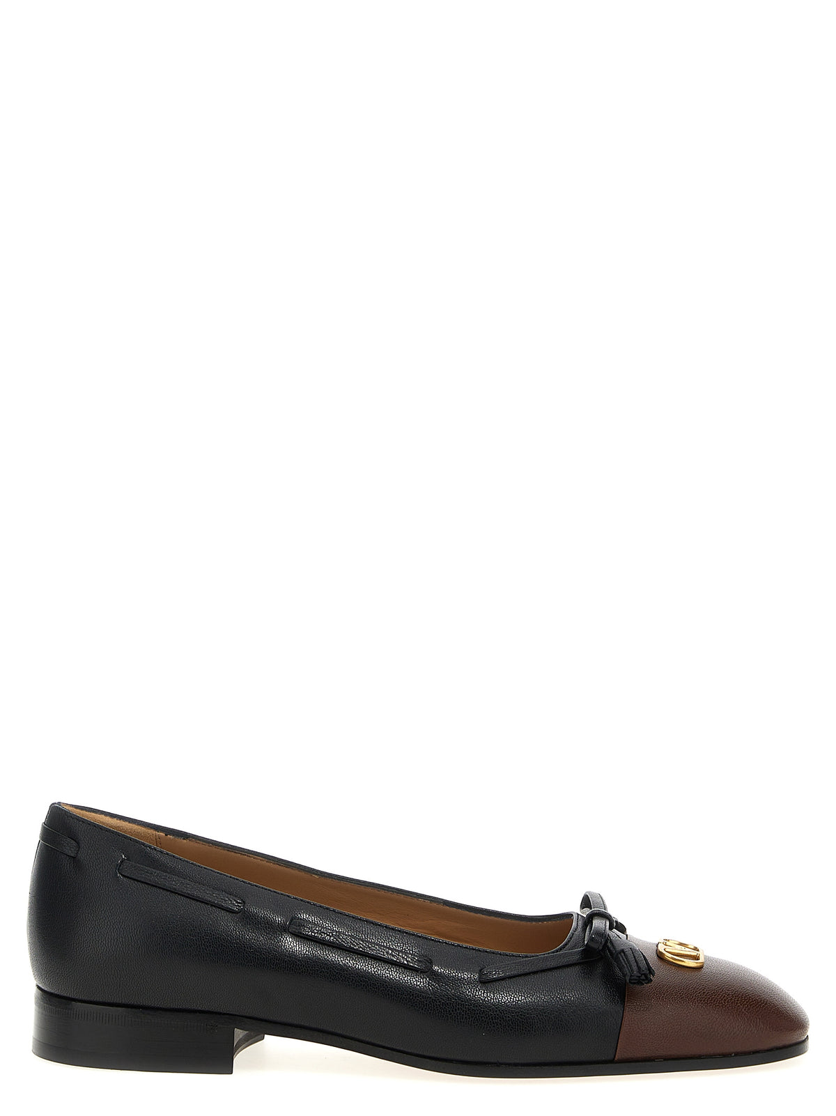 Multicolor Calfskin Ballet Flats