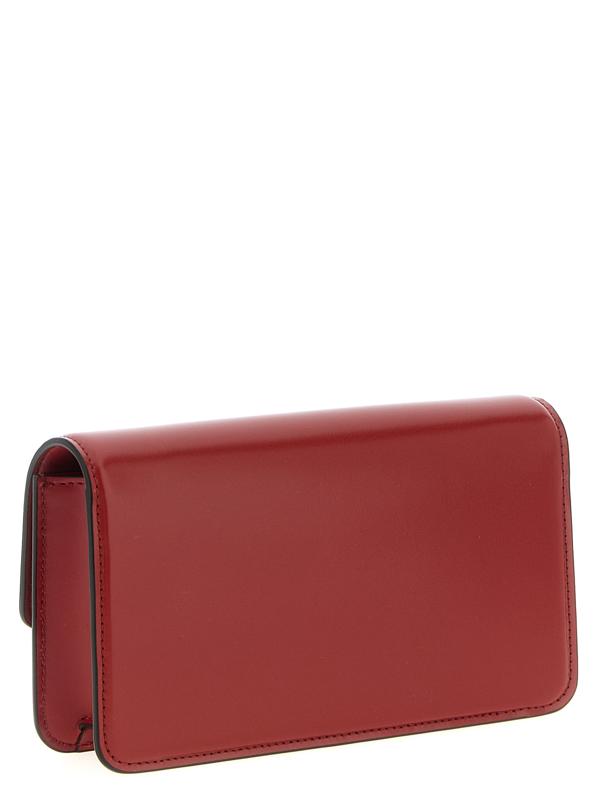 Red Calfskin Clutch Bag