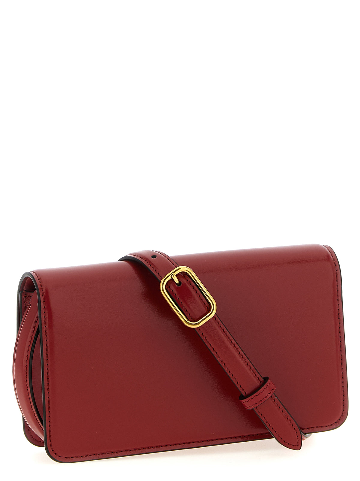 Red Calfskin Clutch Bag