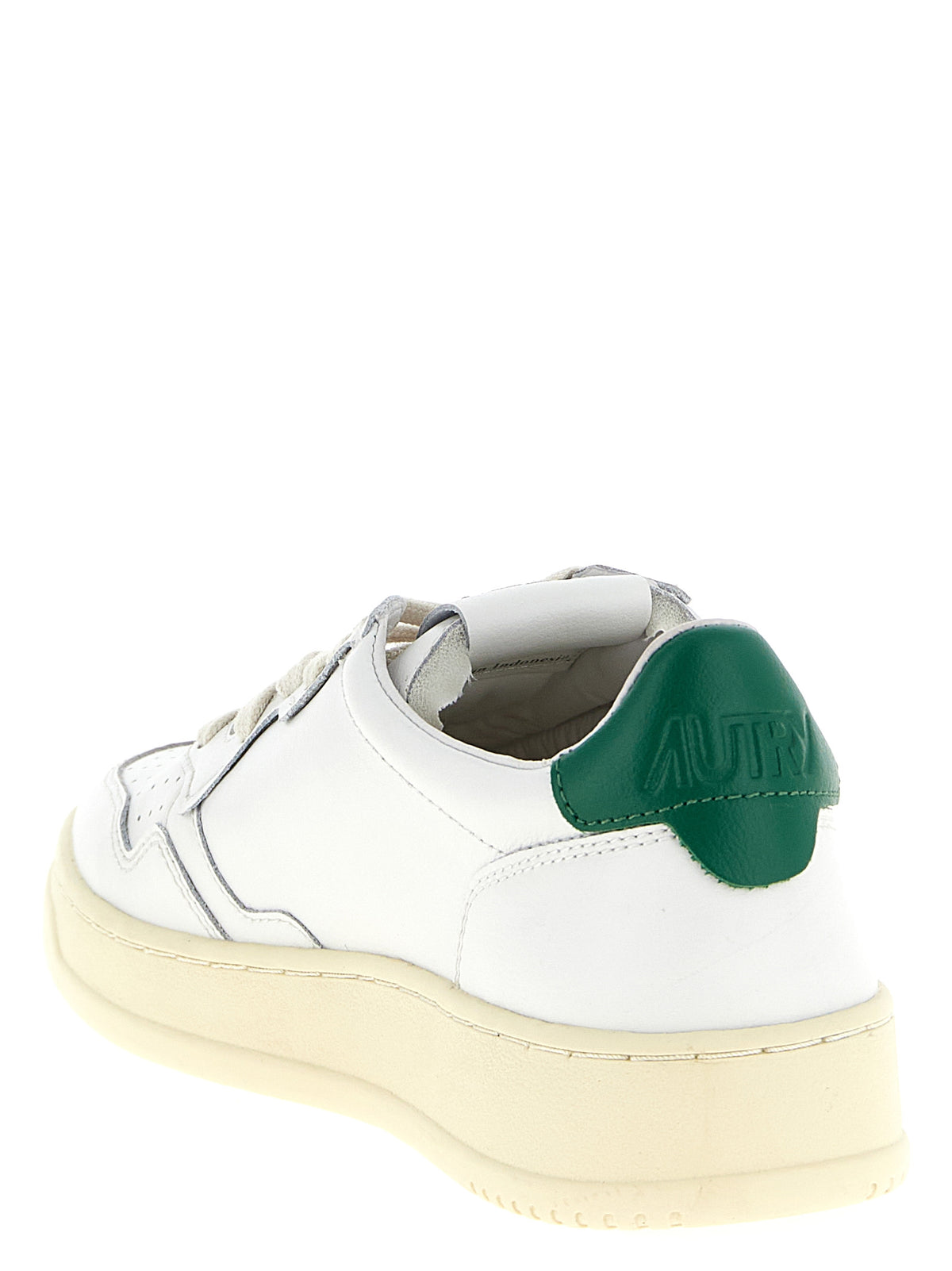 Bicolor Goatskin Low Top Sneakers