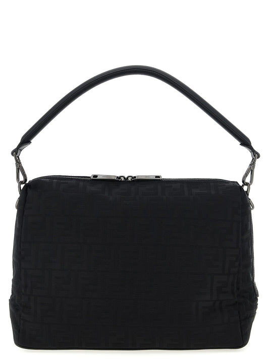 Black Polyamide Shoulder Bag