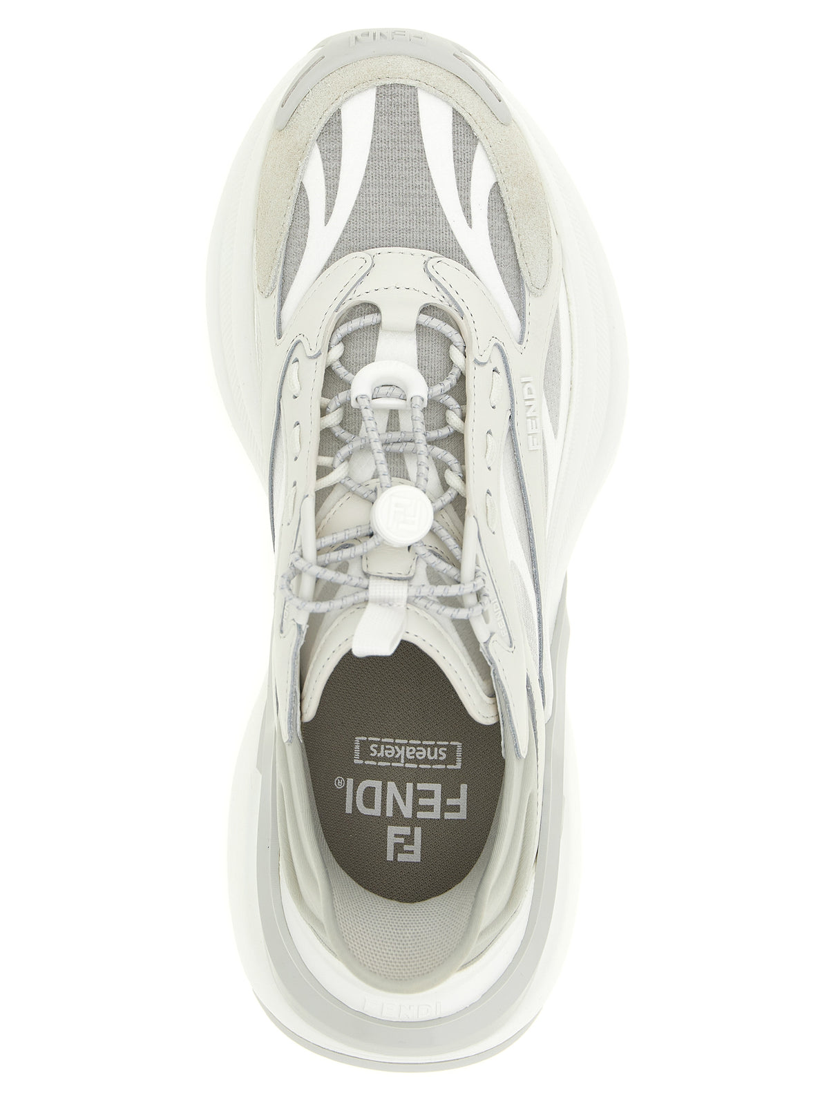 Gray Calfskin Athletic Sneakers