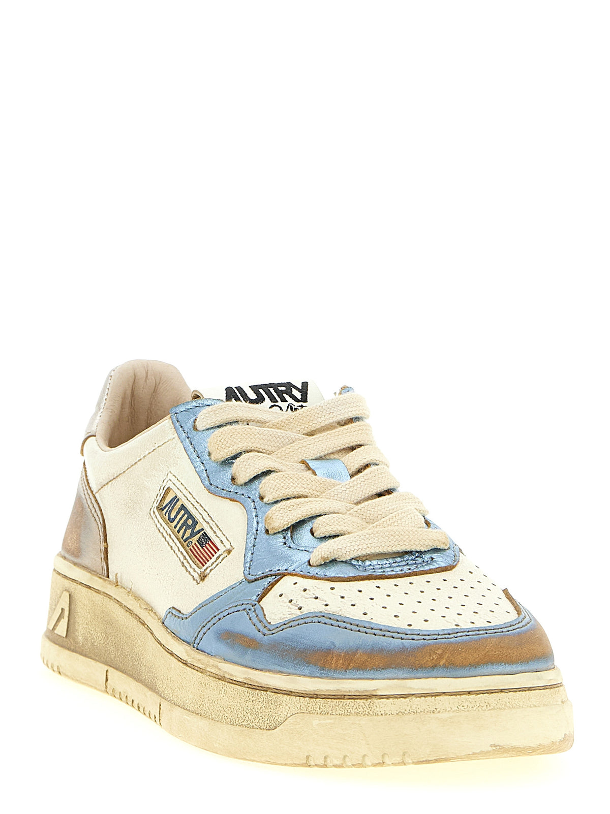 Multicolor Bull Skin Low Top Sneakers
