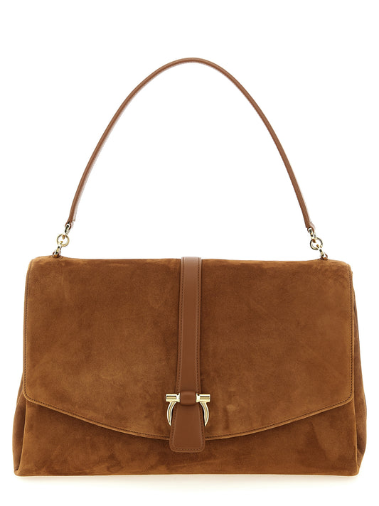 Brown Goatskin Shoulder Bag