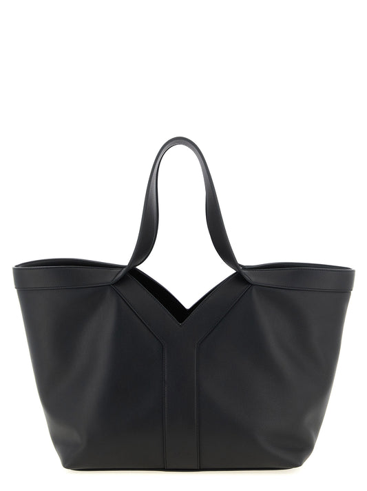 Black Calfskin Tote Bag