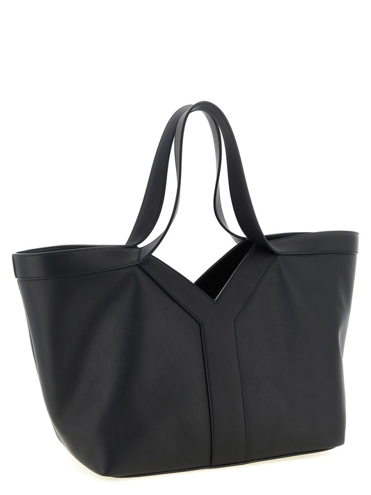 Black Calfskin Tote Bag