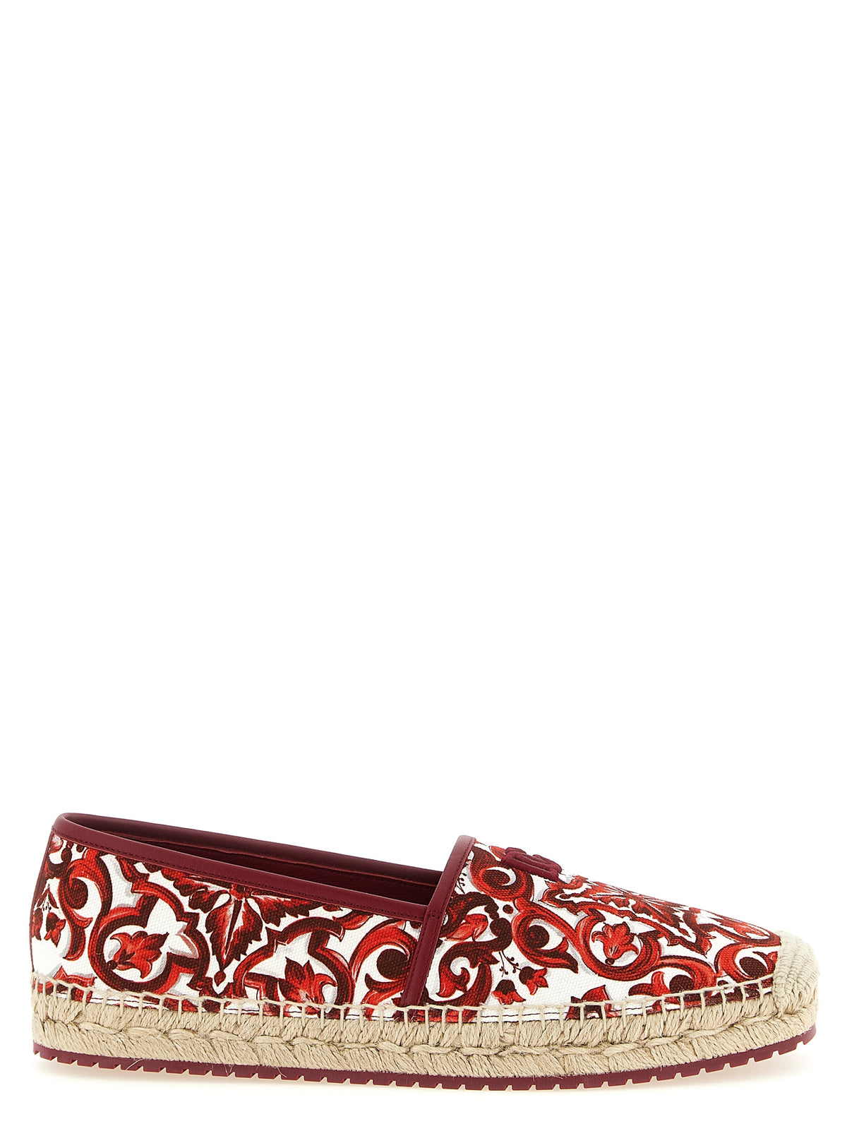 Red Cotton Espadrilles