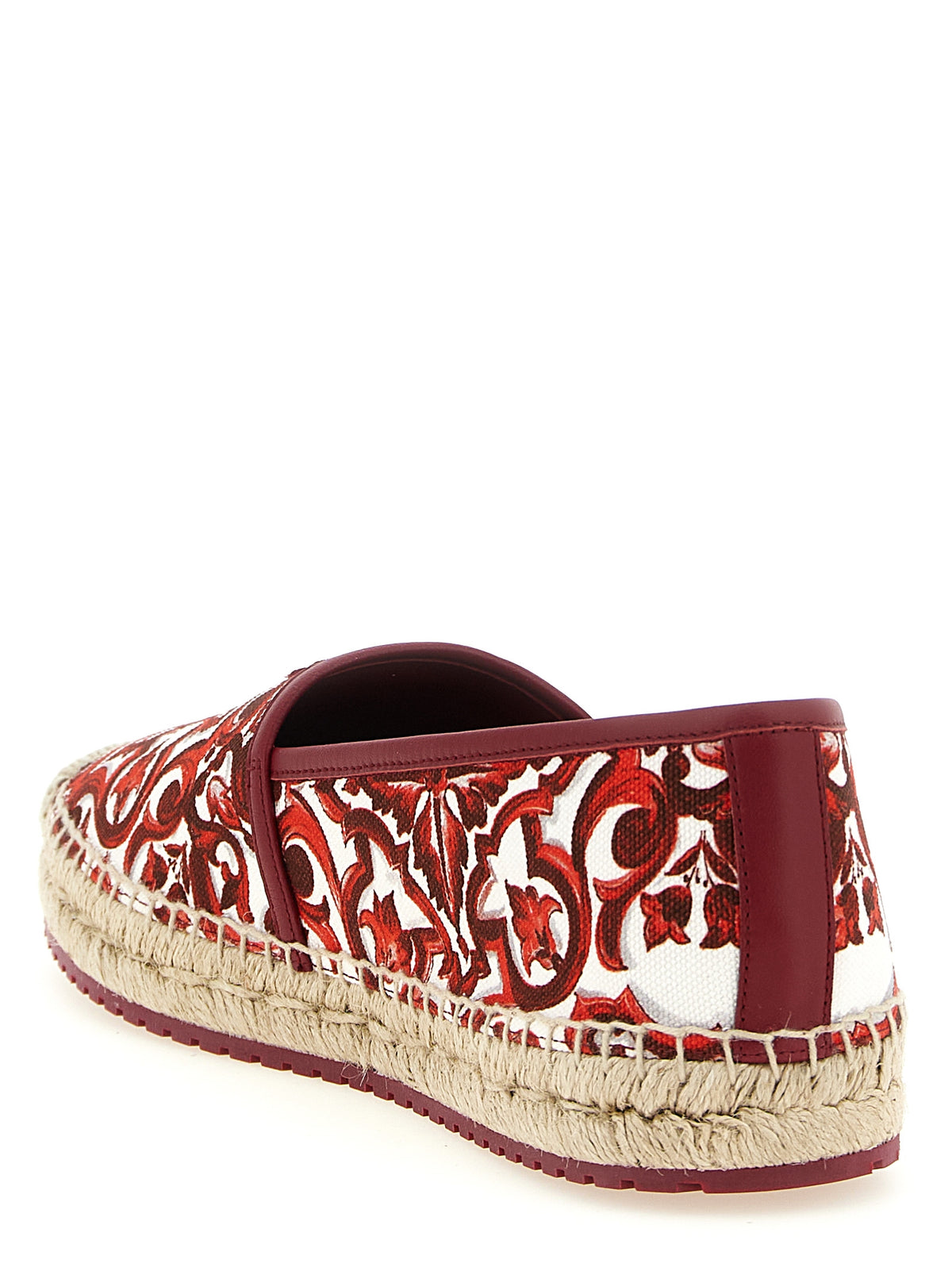 Red Cotton Espadrilles
