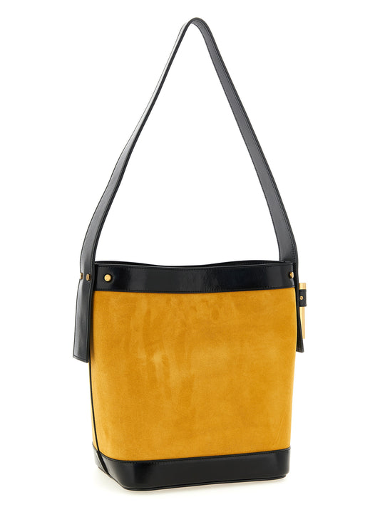 Multicolor Calfskin Shoulder Bag