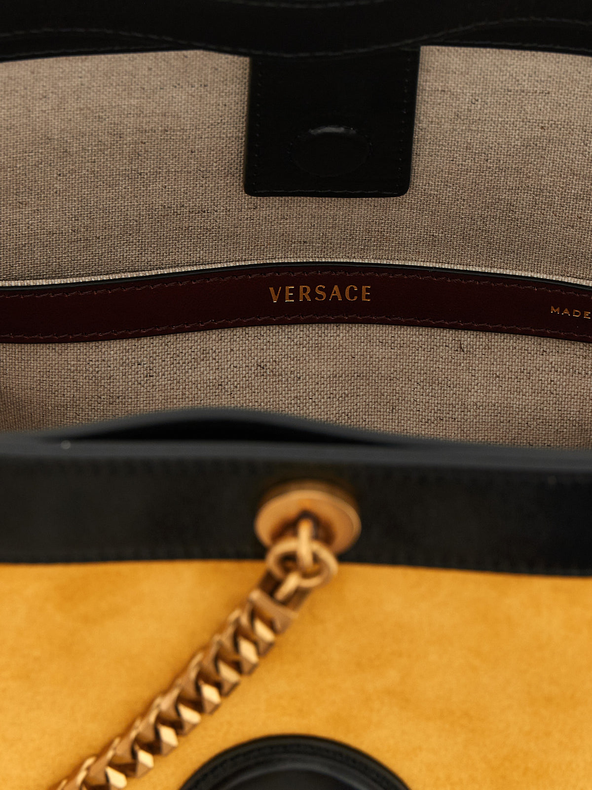 Multicolor Calfskin Shoulder Bag