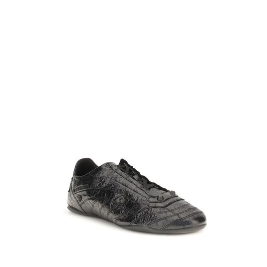 Black Calf Leather Bos Taurus Athletic Sneakers