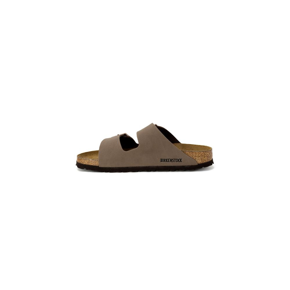 Brown Leather Flat Sandals