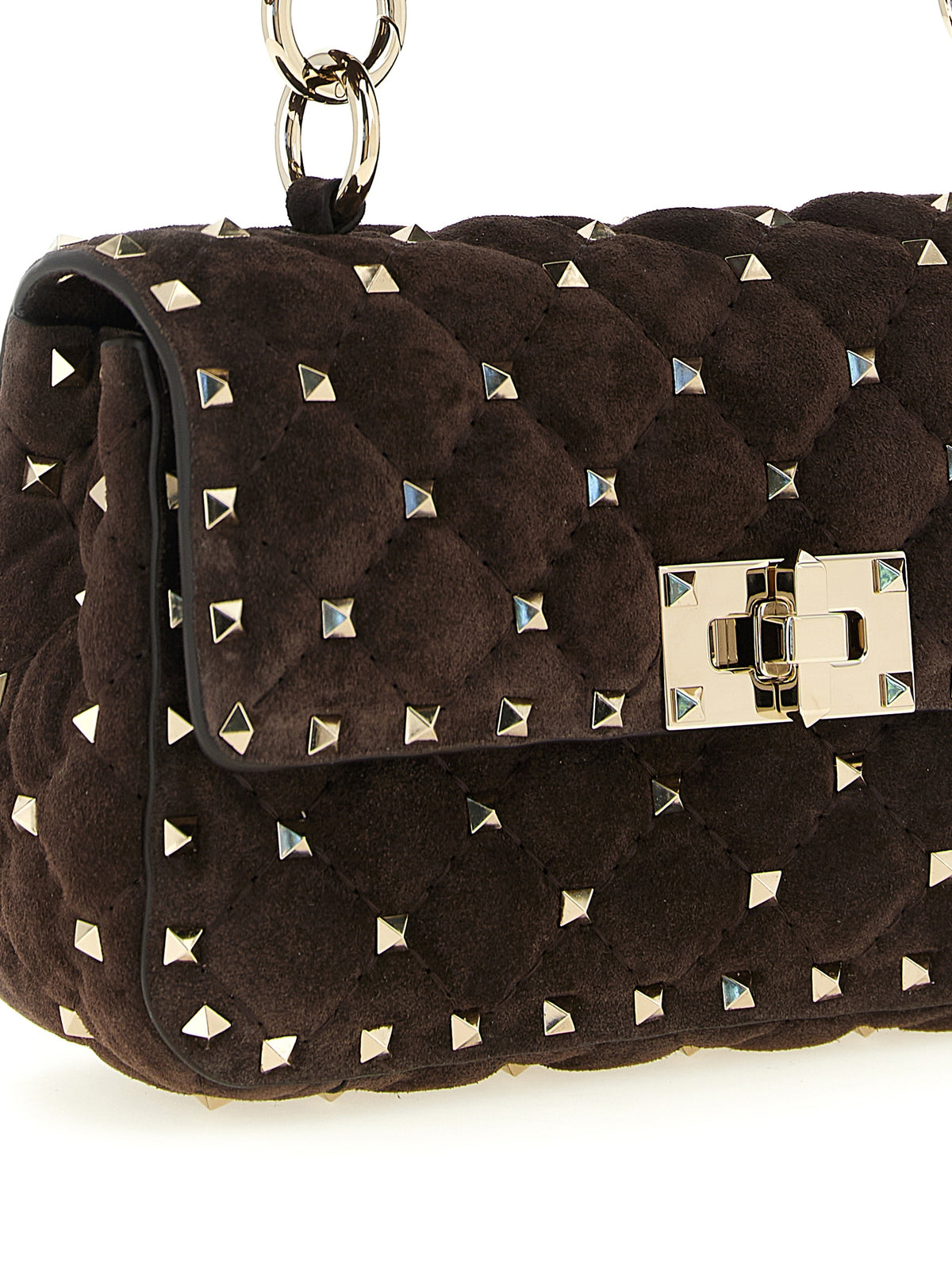 Brown Calfskin Shoulder Bag