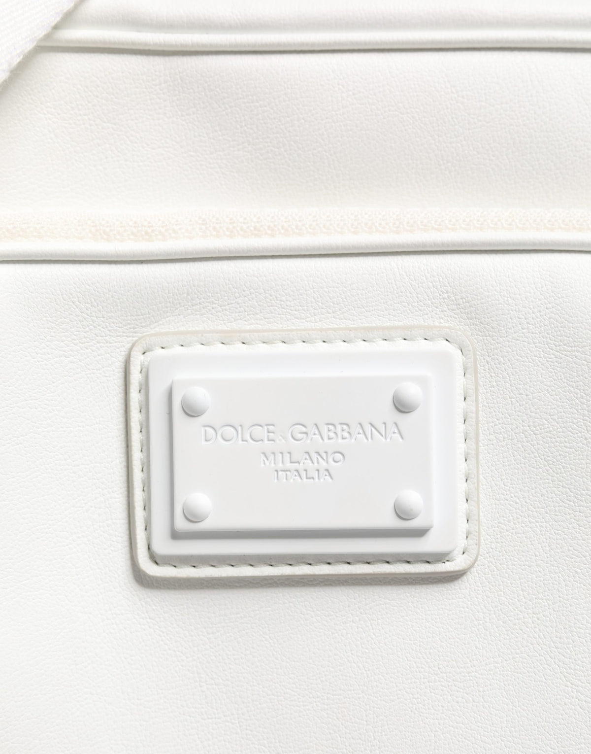 White Logo Plaque Crossbody Shoulder Borse Men Bag