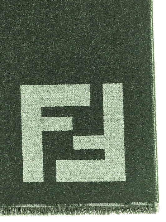 Black Virgin Wool Scarf