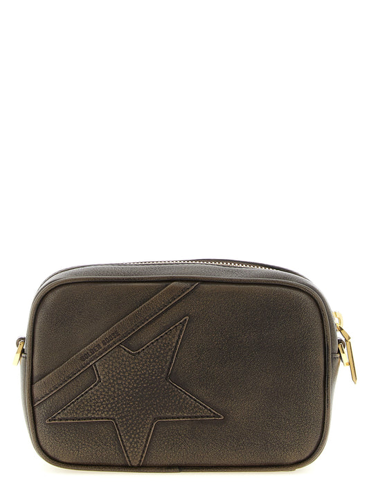 Ruskea nahkainen clutch-laukku