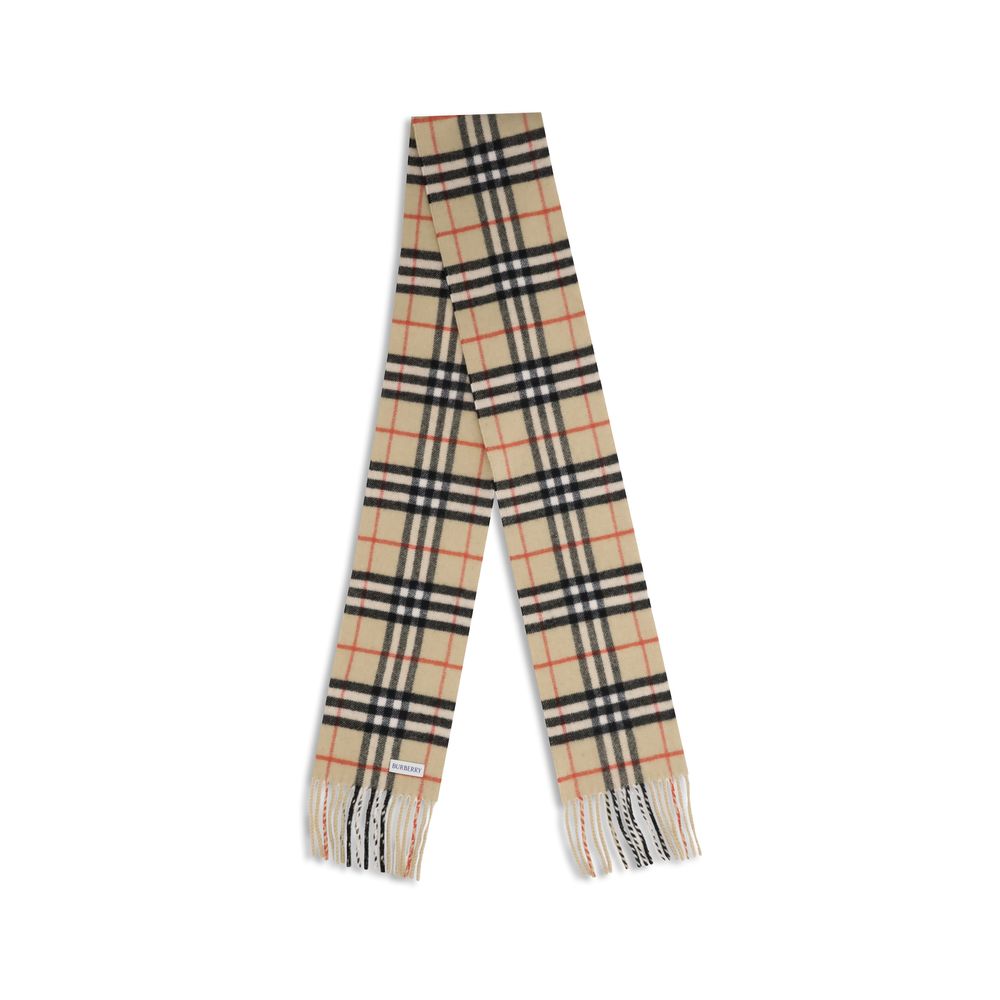 Beige Cashmere Scarf