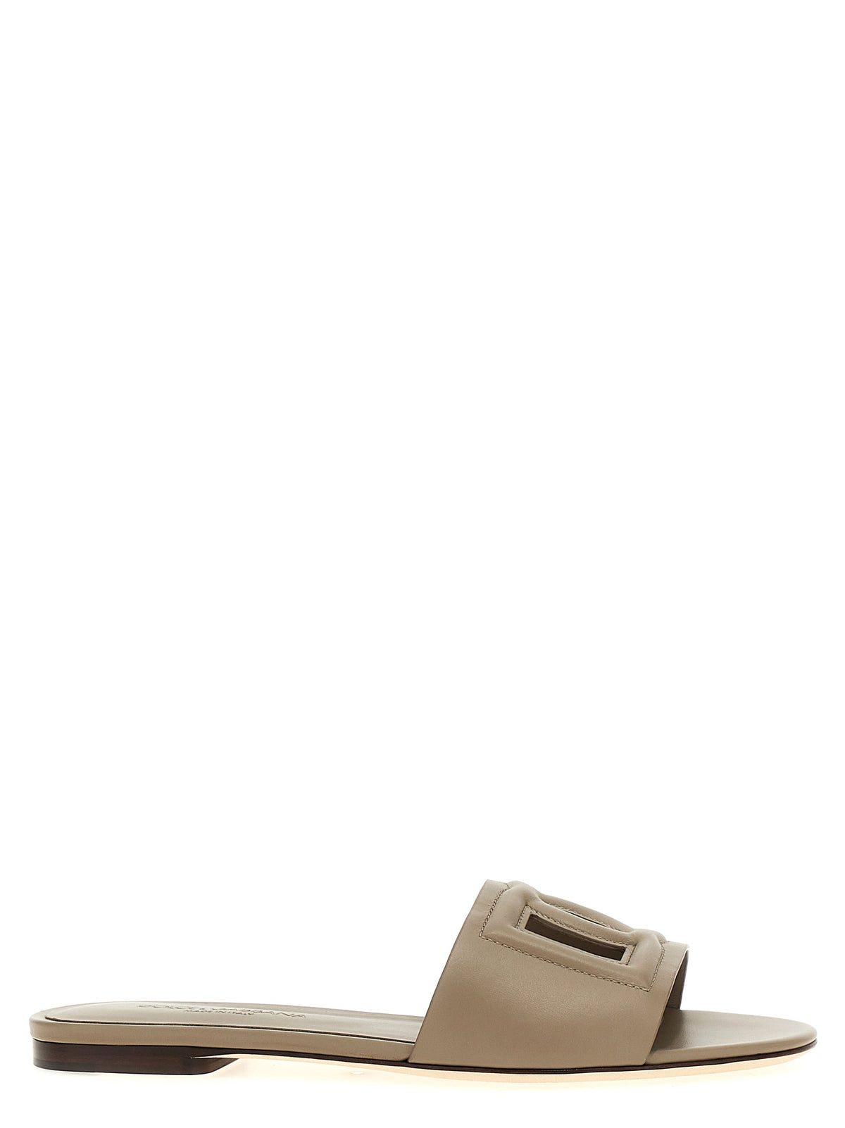 Gray Calfskin Slides