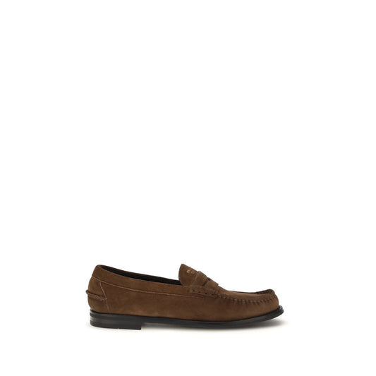 Ruskeat mokkanahkaiset loaferit