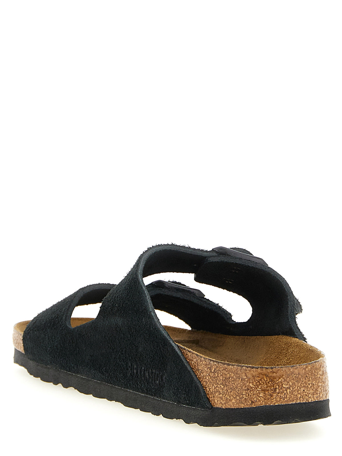 Black Calfskin Slides