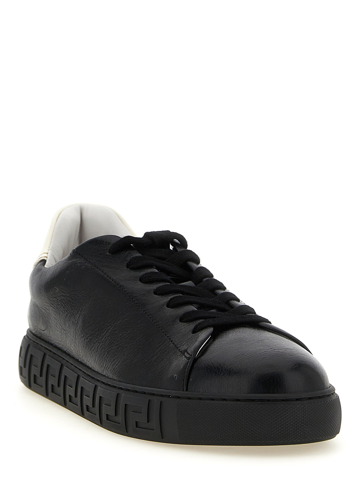 Bicolor Calfskin Low Top Sneakers