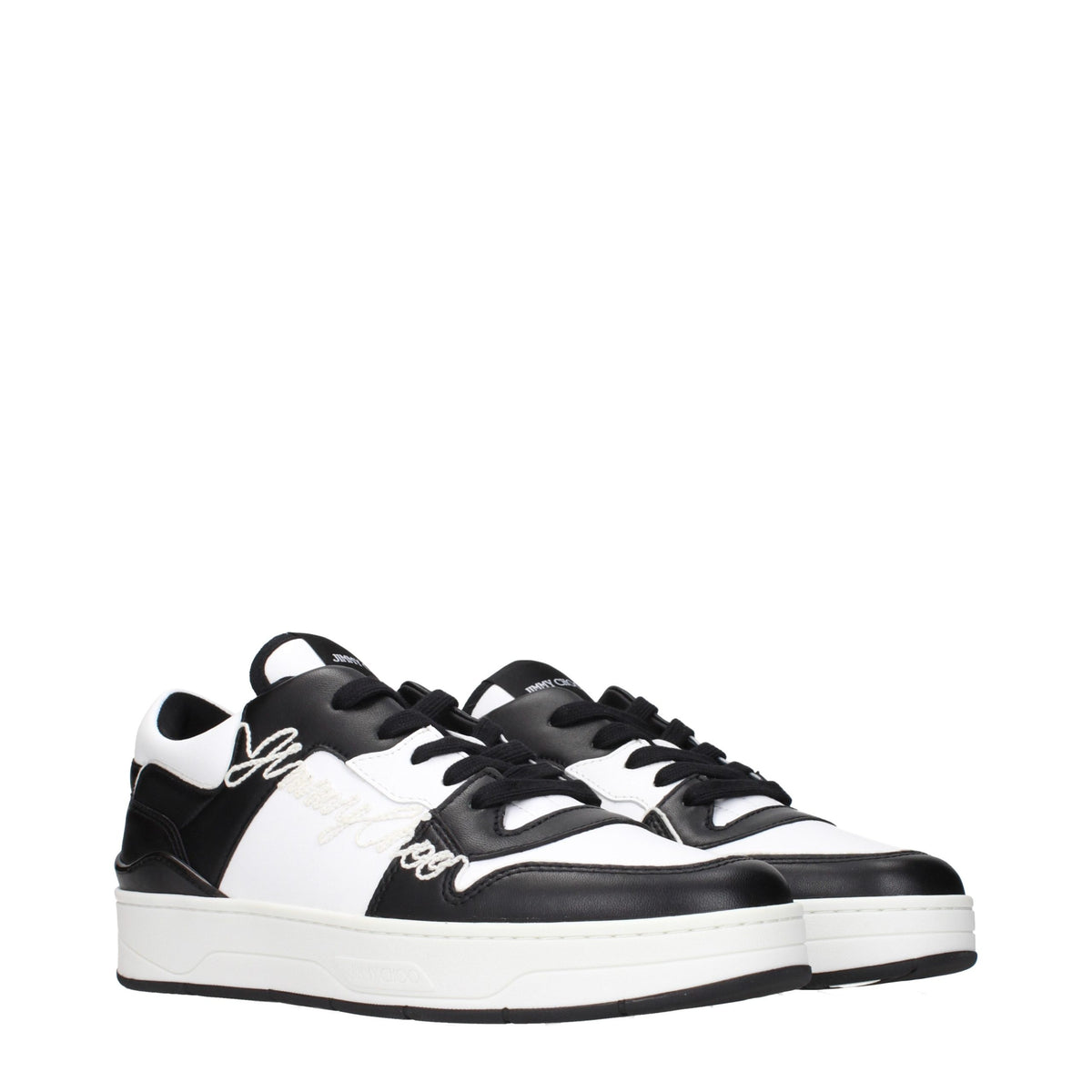 Black Leather Sneakers