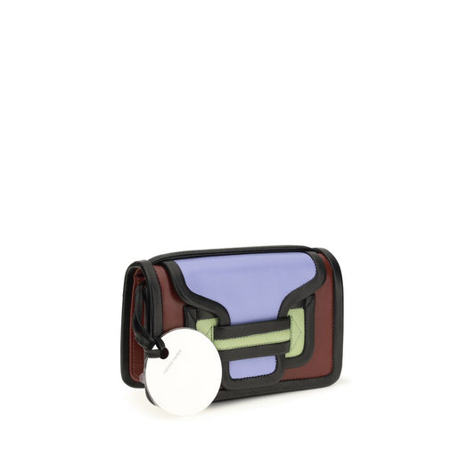 Multicolor Leather Shoulder Bag