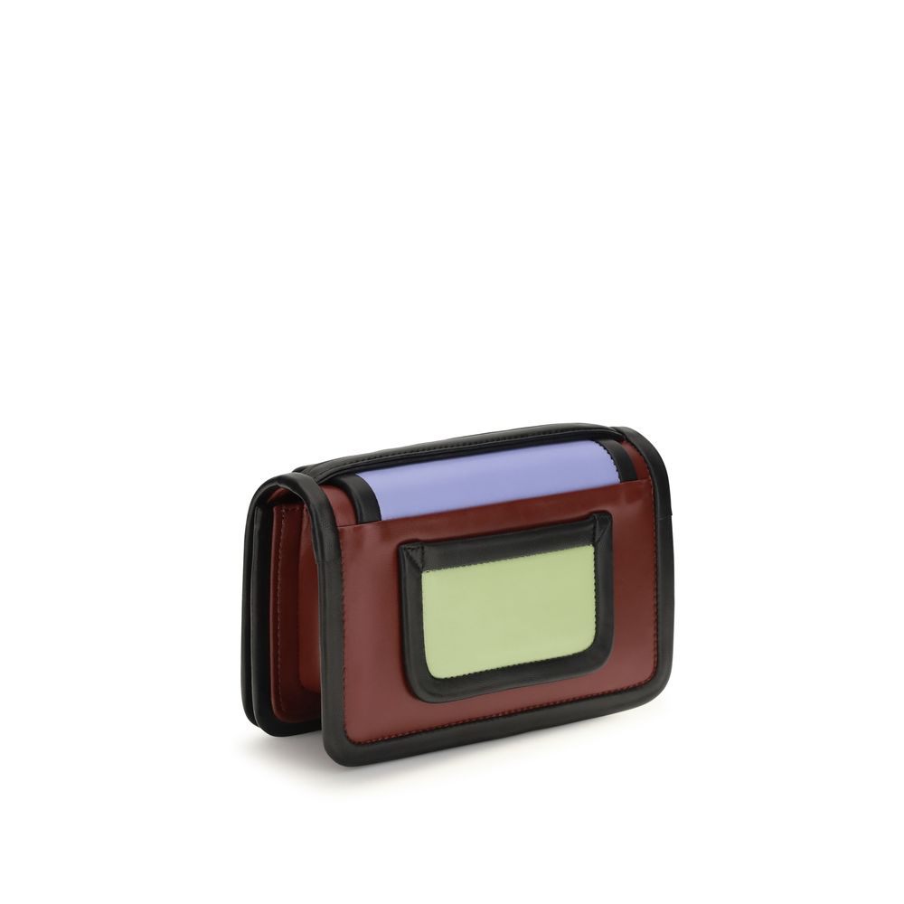 Multicolor Leather Shoulder Bag