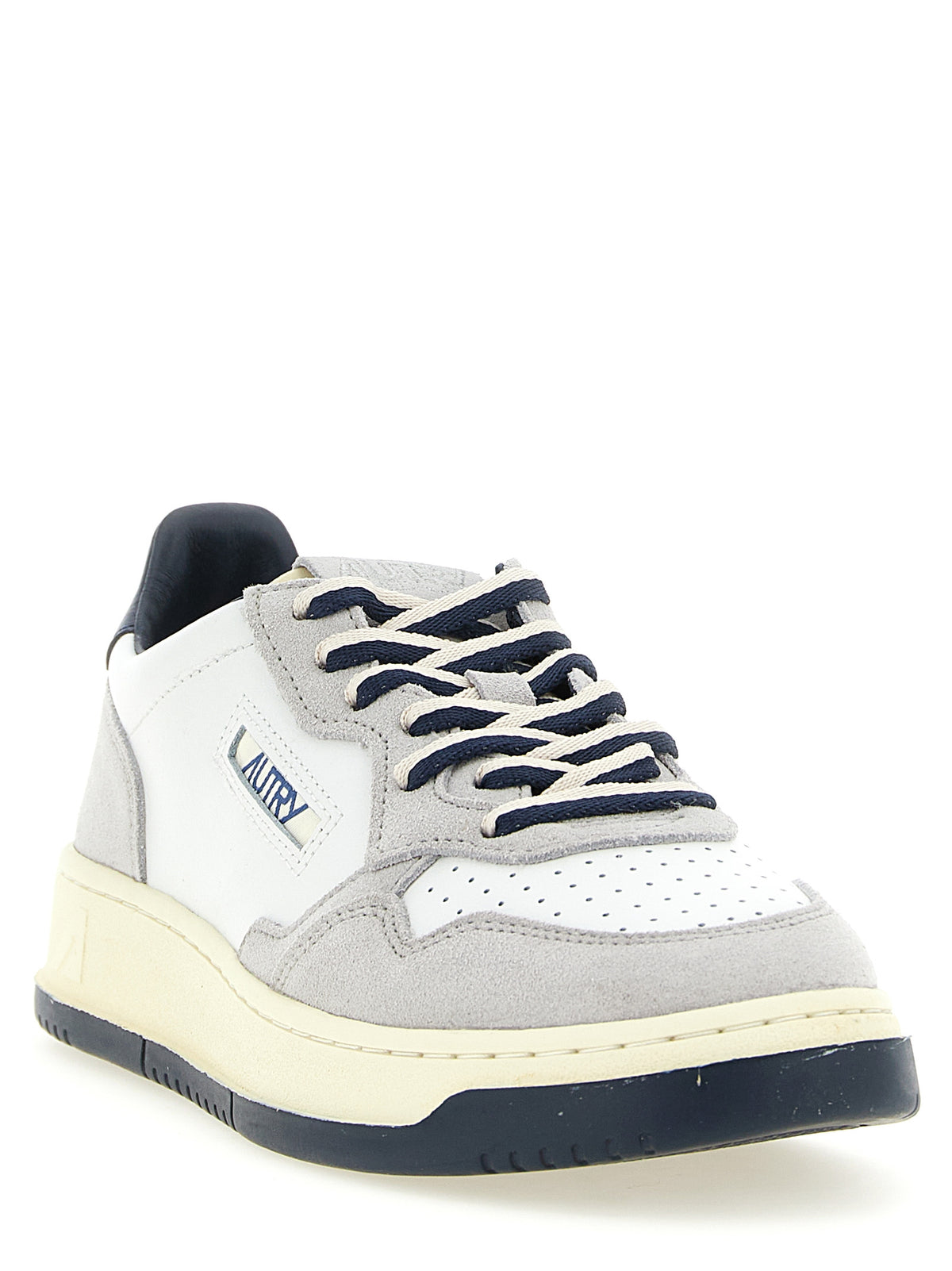 Multicolor Cowhide Athletic Sneakers