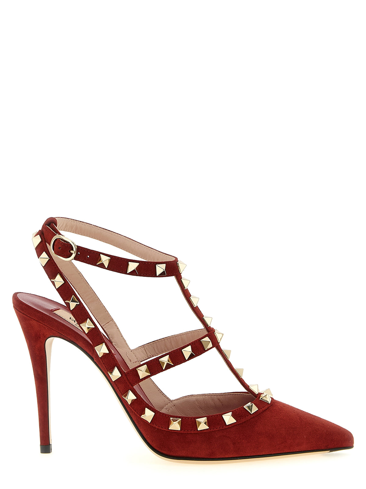 Red Calfskin High Heel Pumps