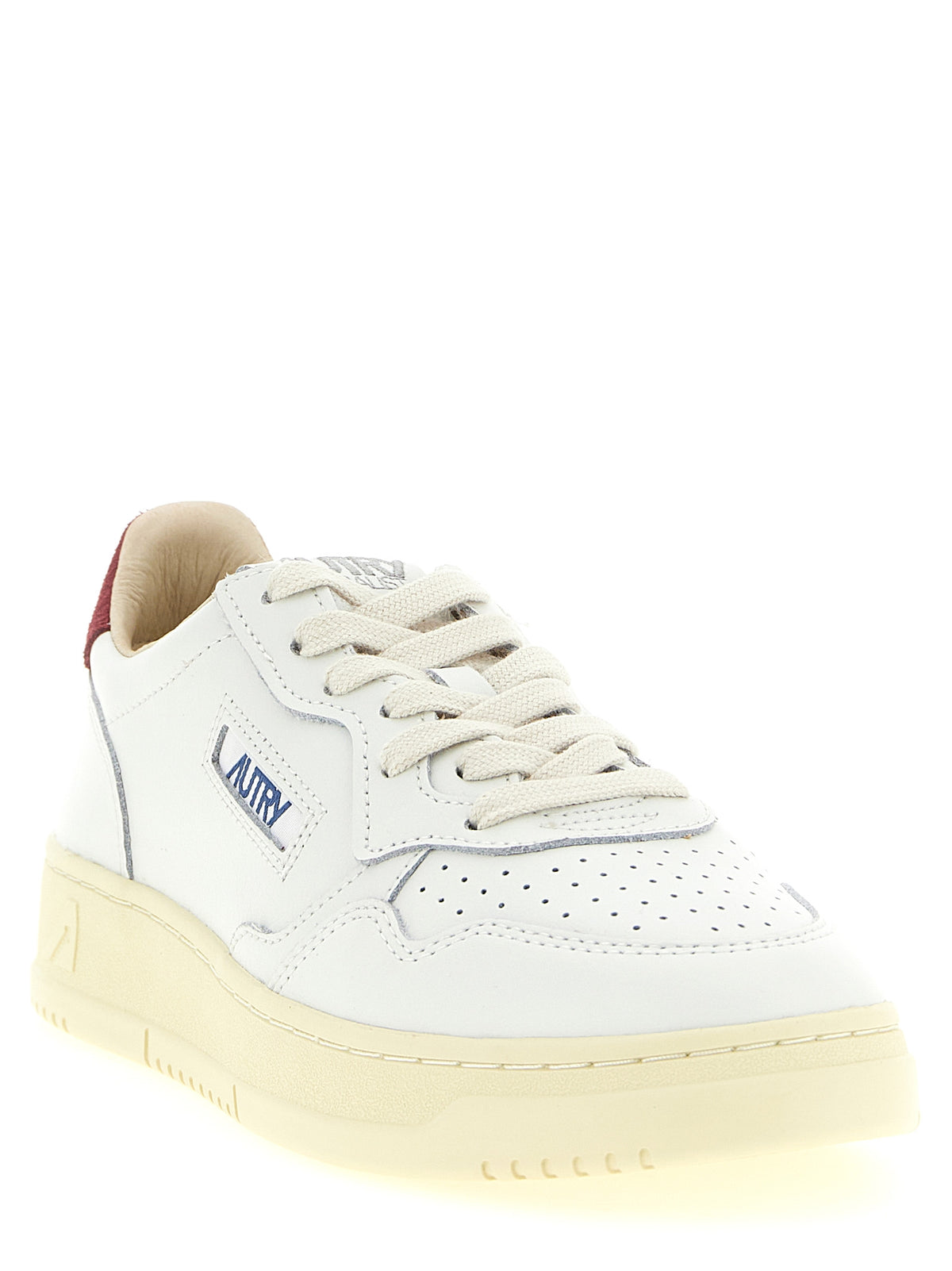 Bordeaux Cowhide Athletic Sneakers