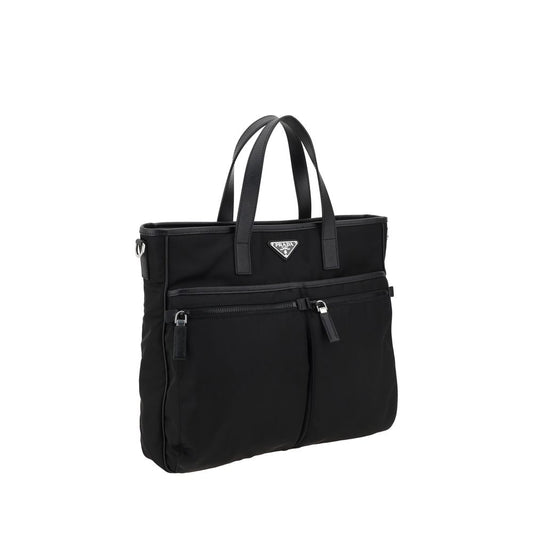 Musta nylonolkalaukku