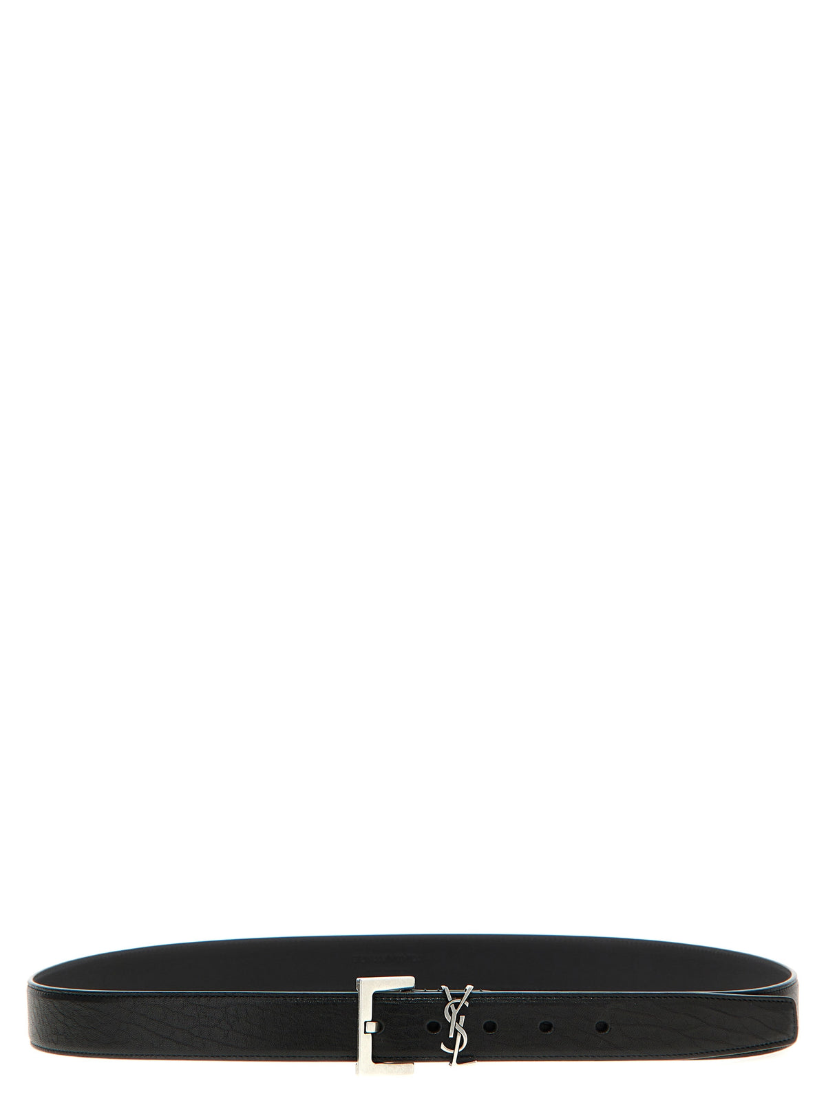 Black Leather Regular Belt