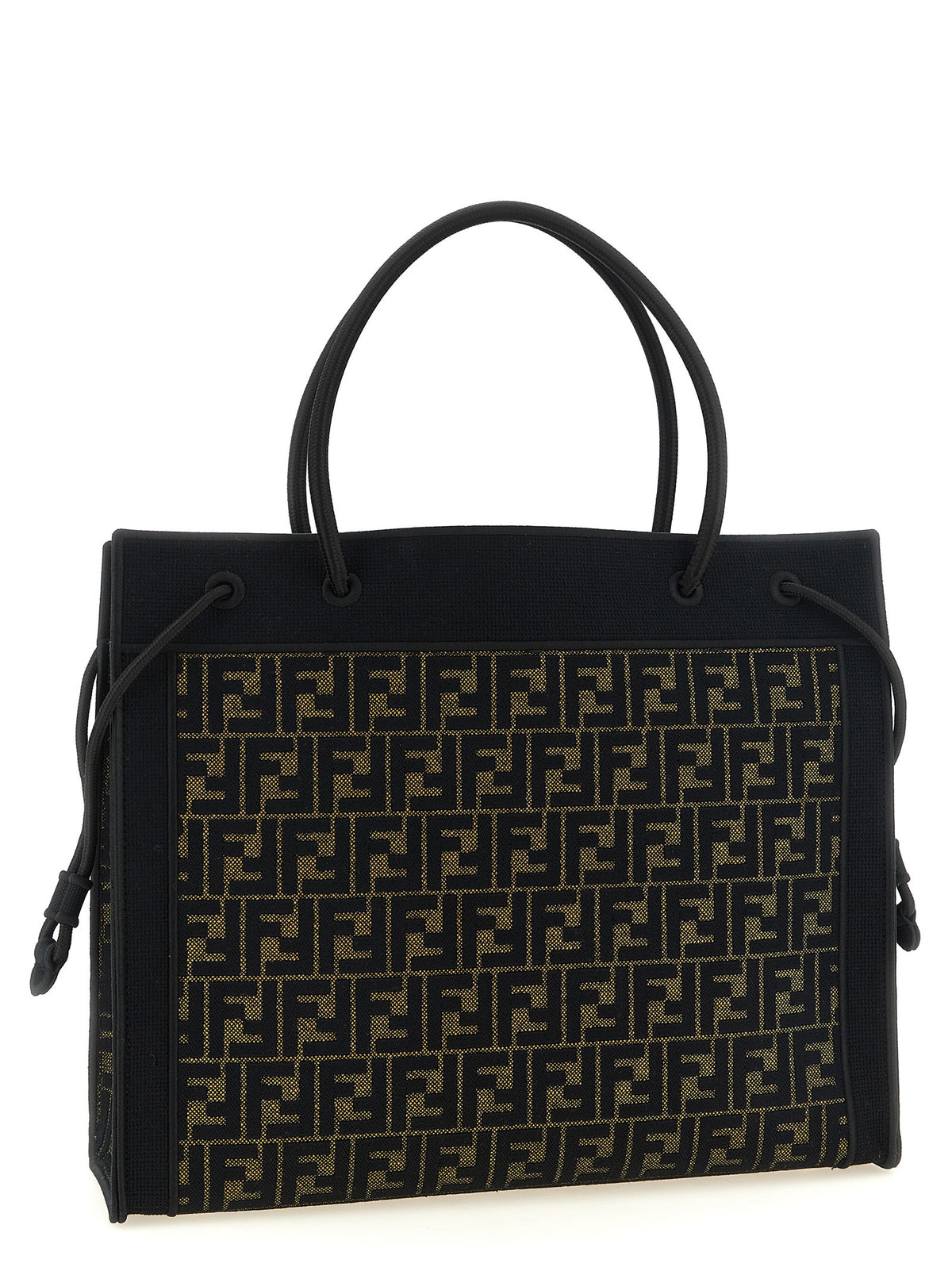 Brown Cotton Tote Bag