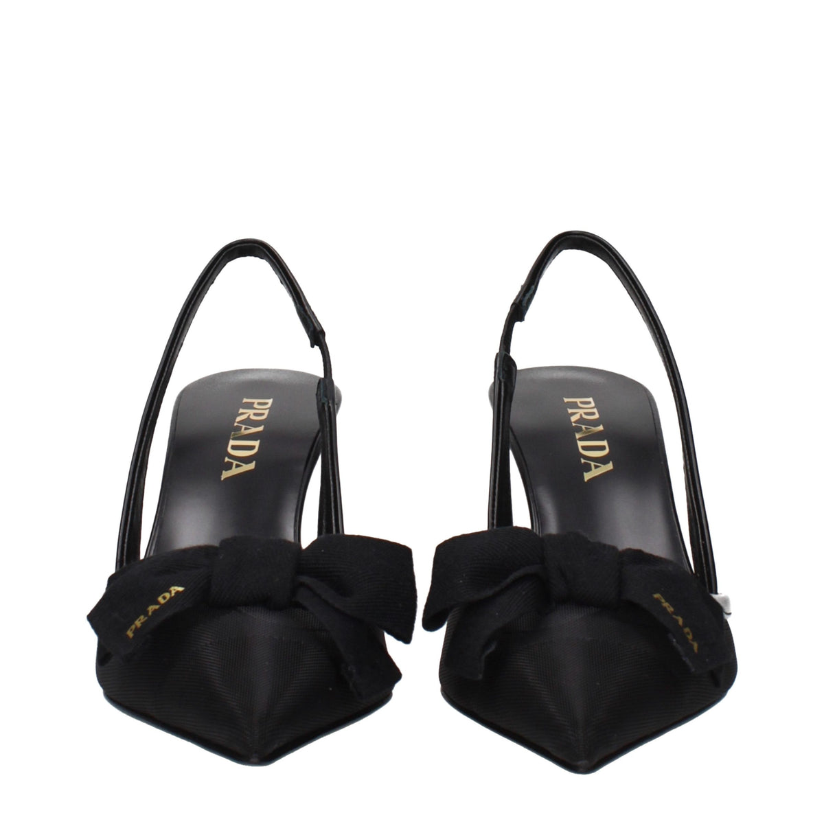 Black Fibres High Heel Pumps