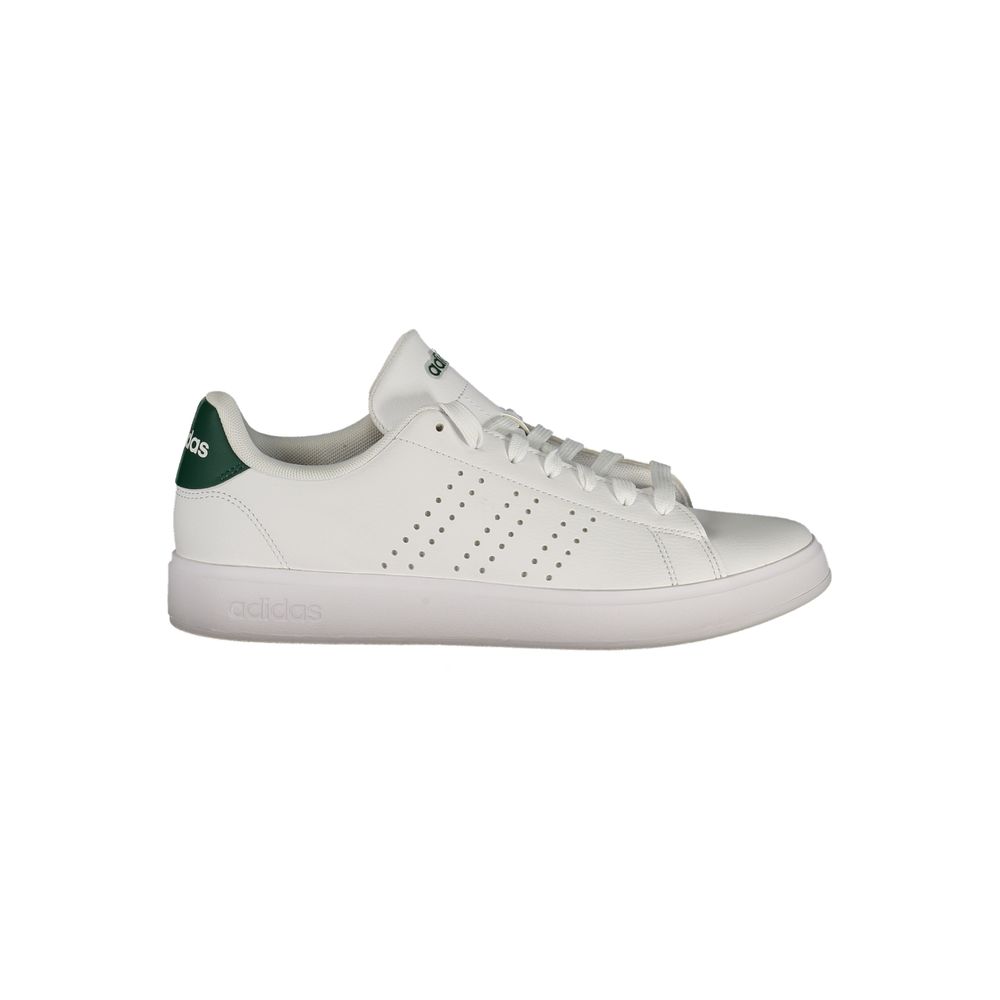 White Polyurethane Men's Sneaker
