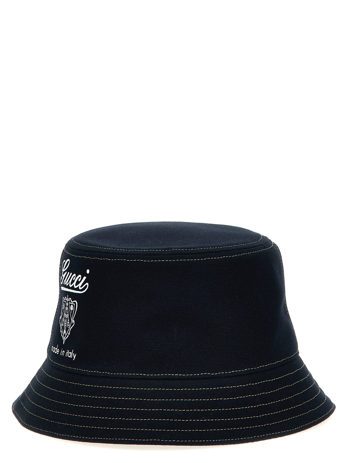 Blue Cotton Bucket Hat