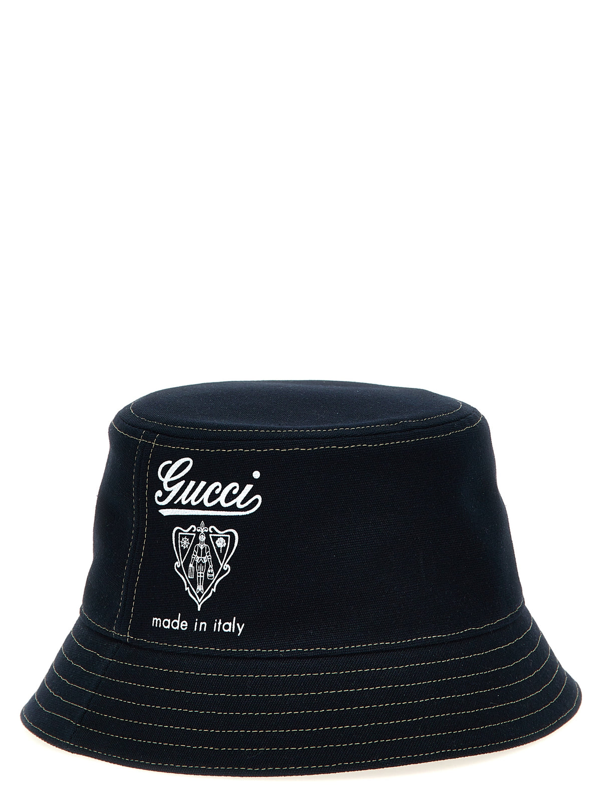 Blue Cotton Bucket Hat